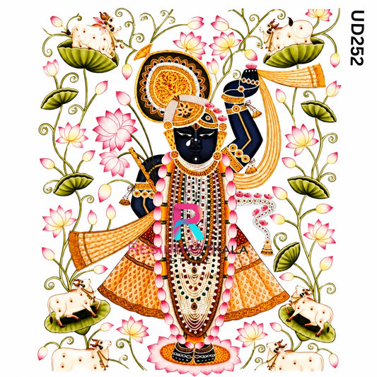 UV DTF Sticker – A6 Size (Shrinathji Design) (UD252)