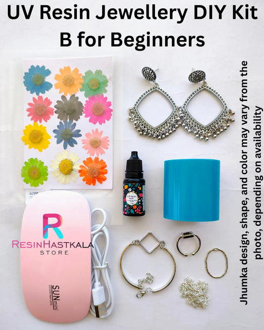 UV Resin Jewellery DIY Kit B for Beginners