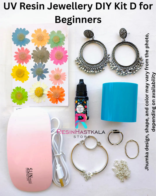 UV Resin Jewellery DIY Kit D for Beginners