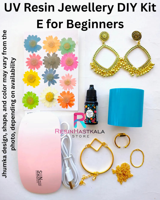 UV Resin Jewellery DIY Kit E for Beginners