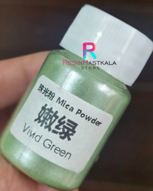 Vivid Green Mica Powder (10 Gram)