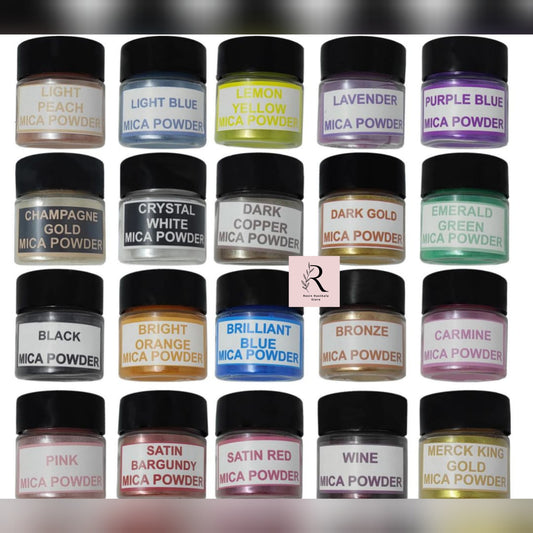 Mica Powder Set Of 20