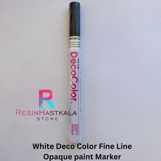 White Deco Color Fine Line Opaque paint Marker