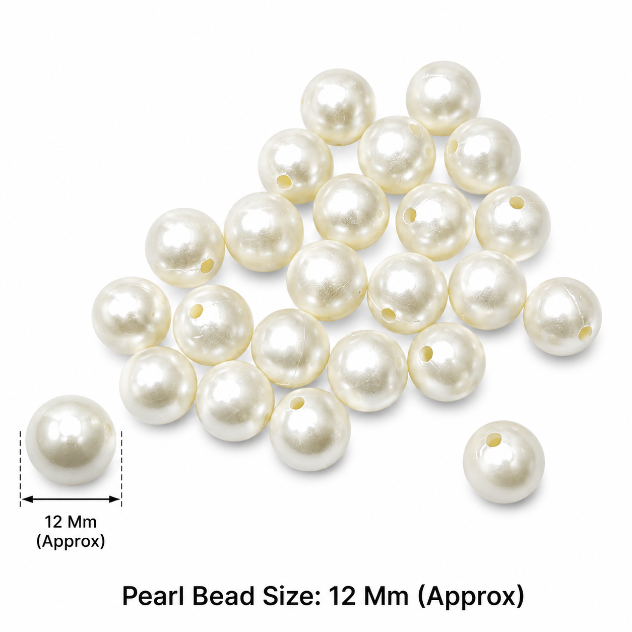 White Pearl Beads (25 Gram)
