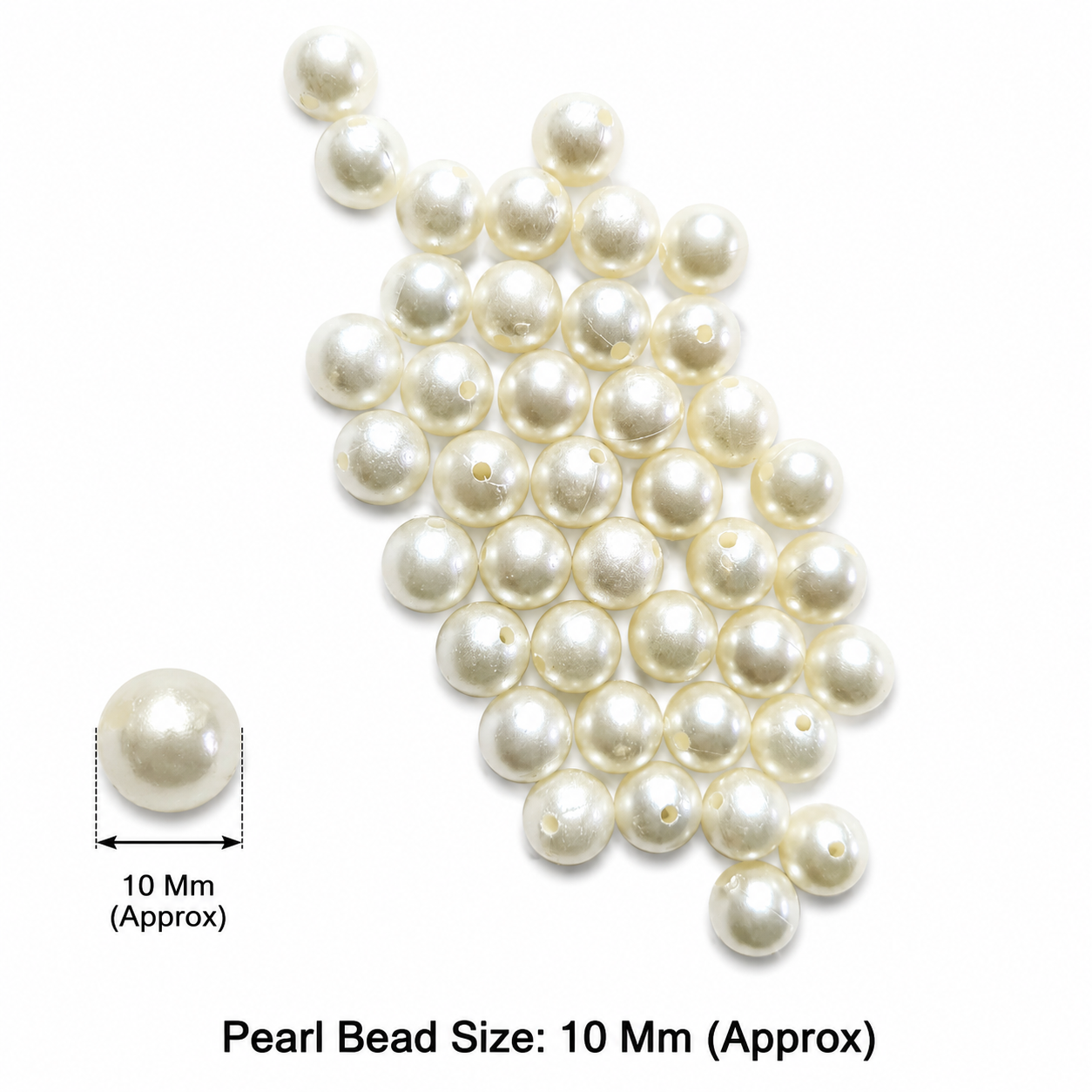 White Pearl Beads (25 Gram)