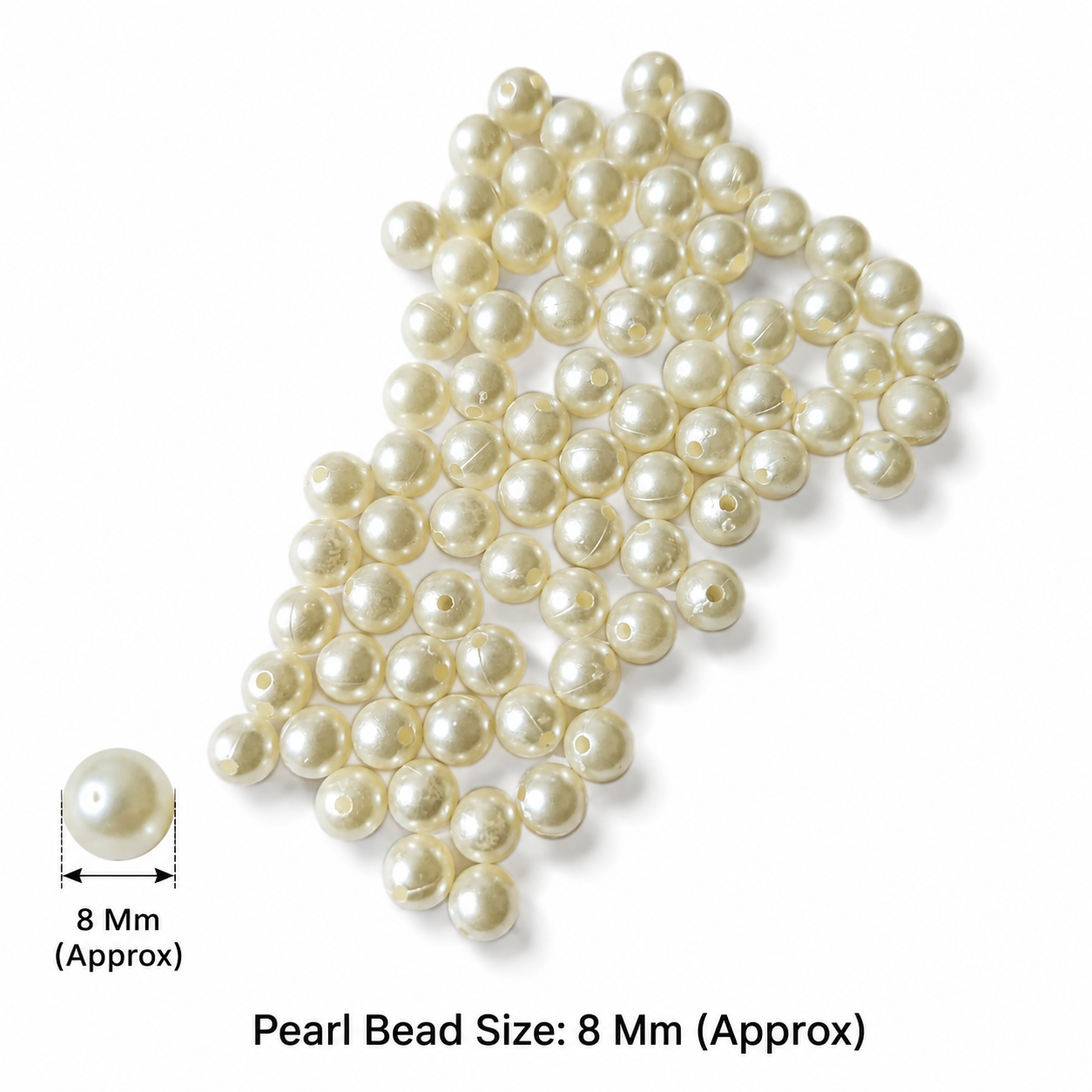 White Pearl Beads (25 Gram)