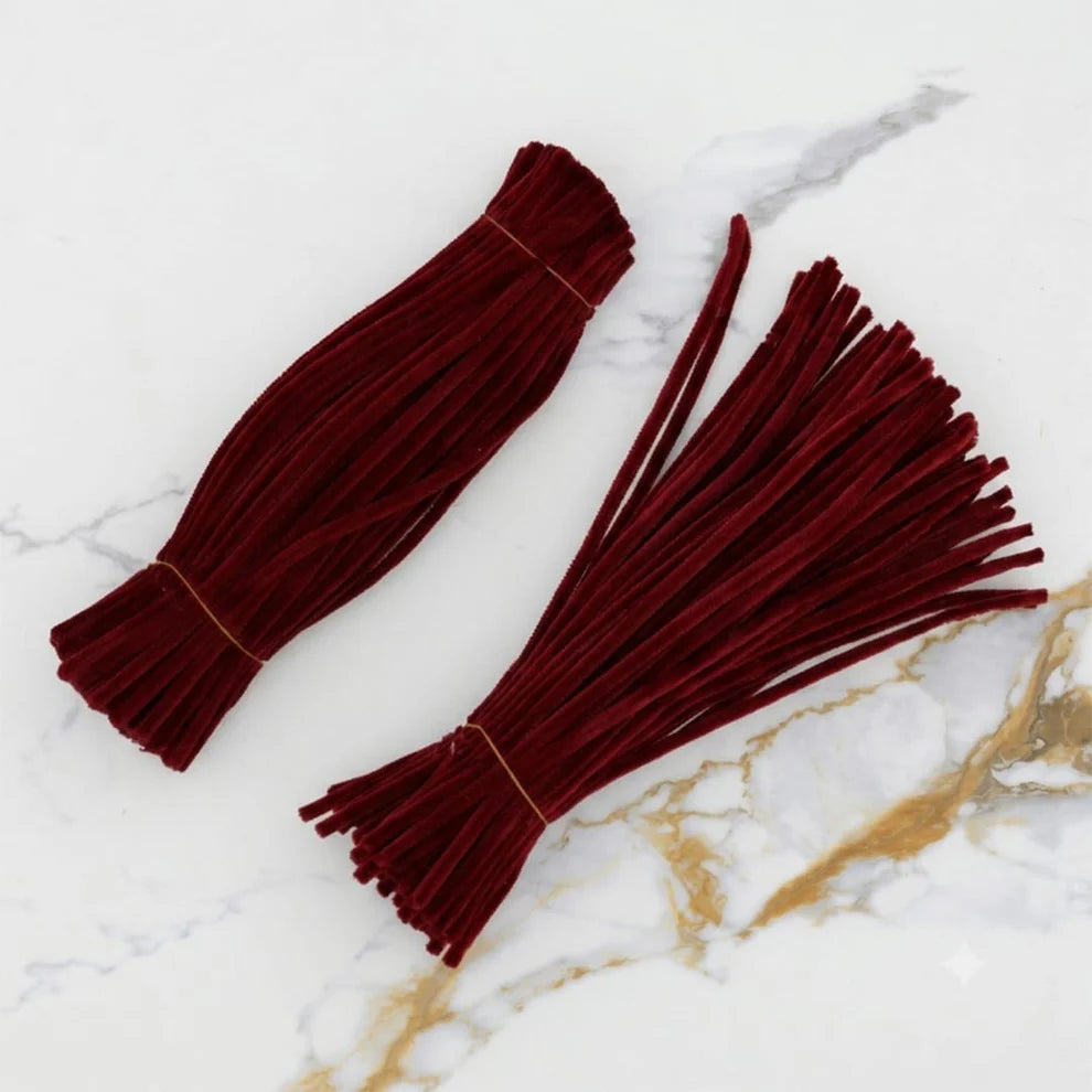 8 mm Premium Pipe Cleaners for Flower Making &  Diy Crafts Projects  – 100 Pcs (Approx.)