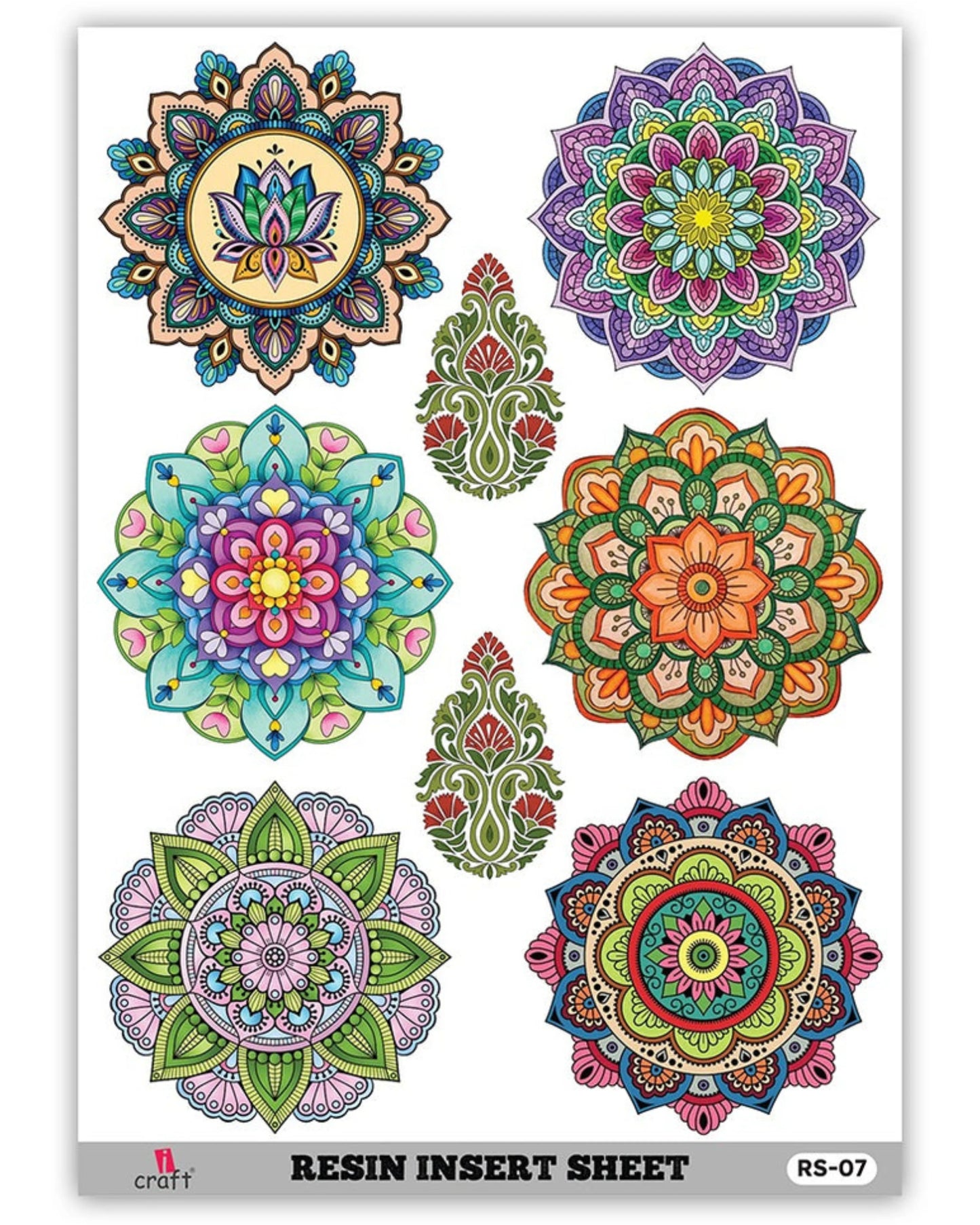 iCraft Resin Insert Sheet RS-07